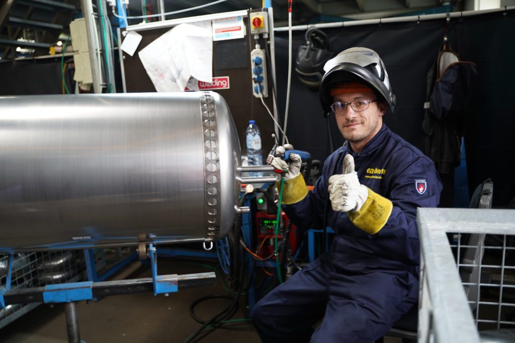 Mate - welder at Eastmen